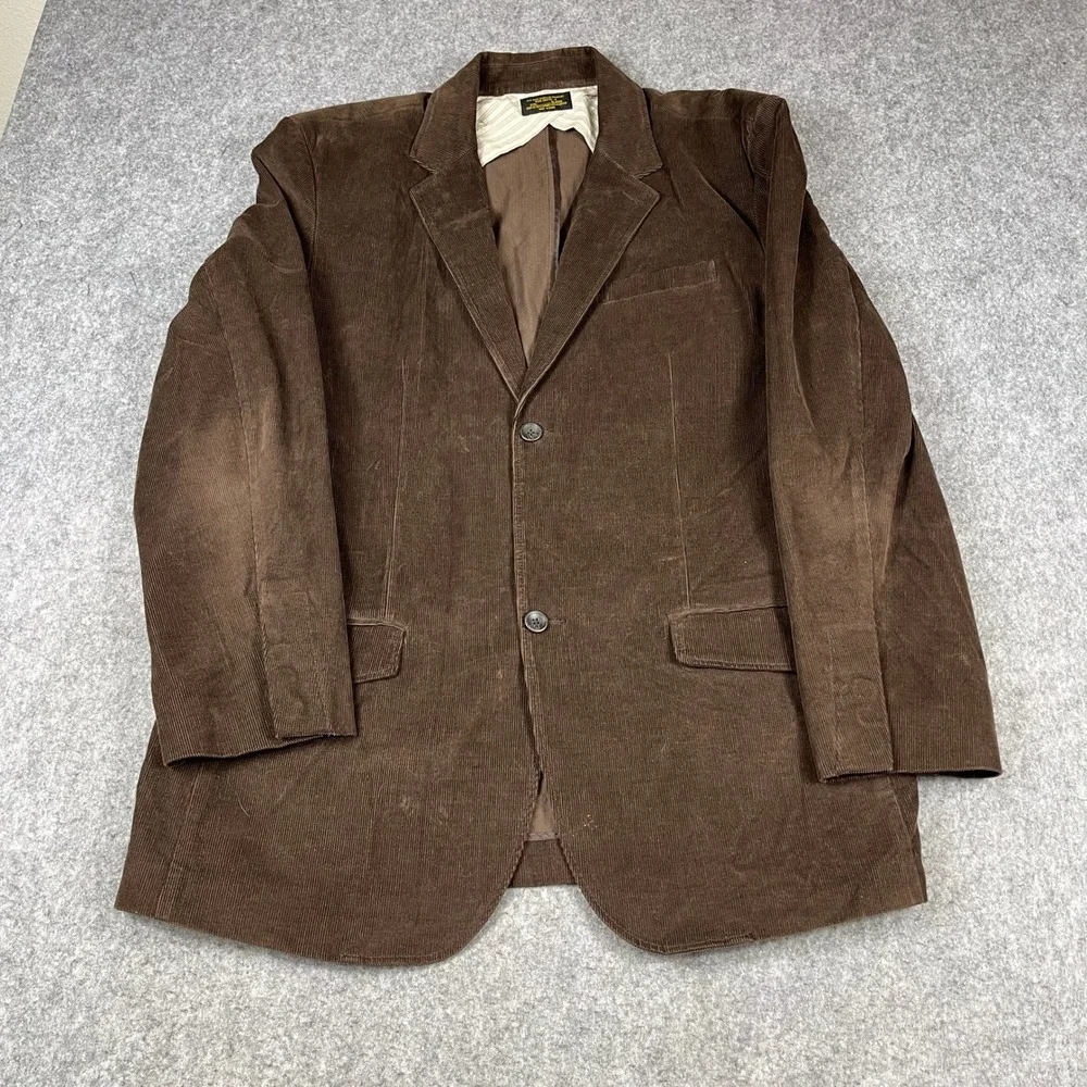 Vintage Old Navy Surplus Company Mens XL Brown Corduroy Blazer